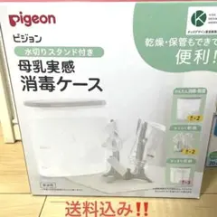 Pigeon 母乳実感消毒ケース 水切りスタンド付き