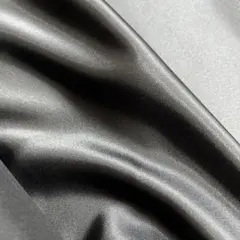 サテン生地 ブラック 122幅　約2m