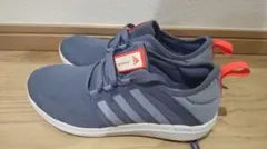 adidas bounce グレー/オレンジ スニーカー