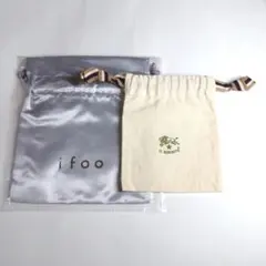 IL BISONTE ifooノベルティ　巾着　2点セットのサムネイル