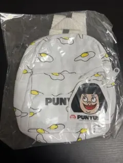 【匿名配送】PUNYUS 目玉焼き総柄　リュック型ポーチ