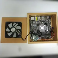 自作PC+電源 AM1H-ITX + Athlon 5350 + 8GBメモリ