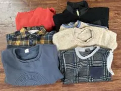 【11/9限定値下げ】　120cm 裏起毛　トレーナー　アウター　まとめ売り