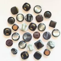 個性的デザインボタンセット