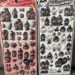 モンチッチうるちゅるPOP 硬いシール2枚セット