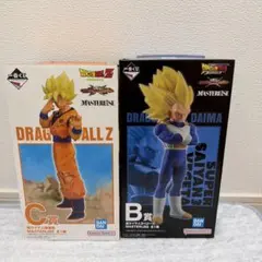 一番くじドラゴンボールvsオムニマスCROSSＢ賞超サイヤ人3ベジータC賞孫悟空