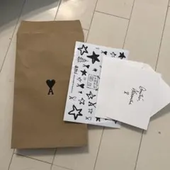AMI PARIS ショップ袋・ステッカー・メッセージカードセット