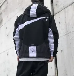 XL NIKE TMロゴ ビッグスウォッシュ アノラック　パーカー 古着美品