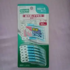 GUM 잇몸 치주 프로 케어 소프트 픽 커브드 SSS to S, 30개 팩