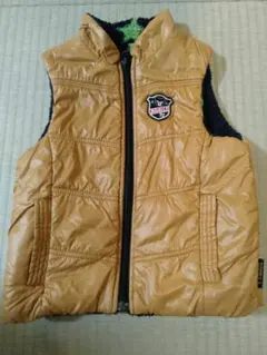 ダブルビー　リバーシブル　ダウンベスト　100