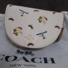 【美品】COACH　コーチ　ショルダーバッグ　スヌーピー　クロスボディ