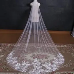 ロングウェディングベール(300cm)