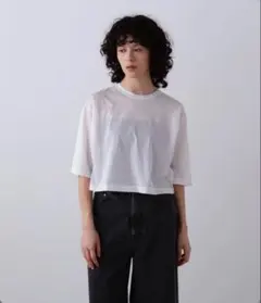 YLEVE イレーヴ ホワイト シアーTシャツ