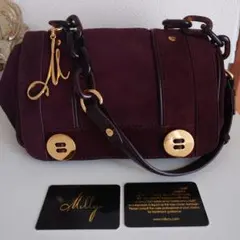 Milly ミリー、チェーンバッグ スウェード NYのサムネイル