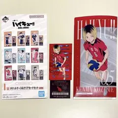 ハイキュー‼︎ 一番くじ　最強の挑戦者　I賞　チケットケース&クリアカード孤爪研磨