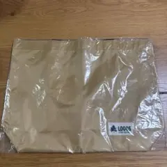 LOGOS ベージュ ナイロンバッグ