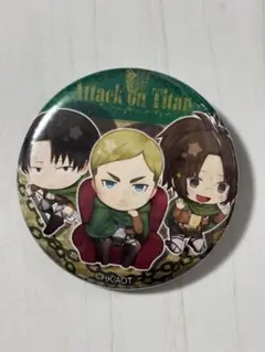 進撃の巨人　キャラとりあ　缶バッジ