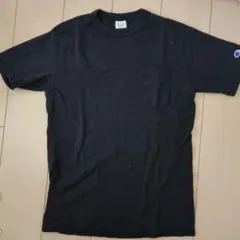 Champion 黒 Tシャツ Mサイズ ポケット付き