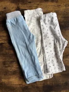 futafuta プティマイン 西松屋　レギンス　ストレッチパンツ　3点セット