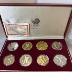 韓国　硬貨　　銀貨　ソウルオリンピック大会記念銀貨 5枚まとめ 本日の大韓民国 ソウルオリンピック5,000ウォン銀貨銀貨 5,000ウォン