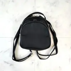 未使用級✨　GYDA 2WAY ミニリュック ショルダーバッグ 黒 シルバー金具