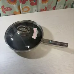 ★アサヒ軽金属★ニューディナーパン　26㎝　ガラス蓋付き　新品未使用　温度計付きのサムネイル