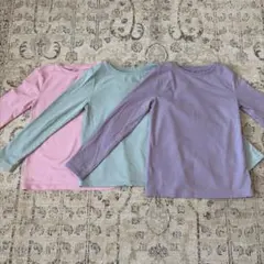 【未使用】H&M 長袖カットソー 3枚セット 110/116cm