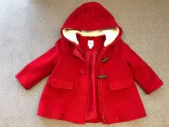 ダッフルコート 赤