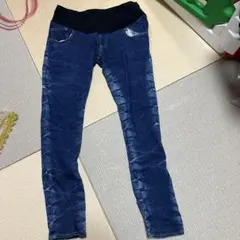 マタニティ デニムパンツ Lサイズ　ほぼ未使用