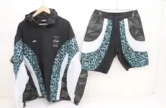 Bristol レオパード柄 ナイロンジャケット・ショートパンツセット M