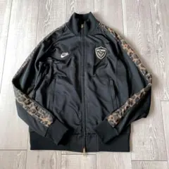 NIKE F.C.R.B トラックジャケット レオパード ブラック M