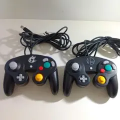 ニンテンドーゲームキューブ　コントローラ　スマブラ　ブラック
