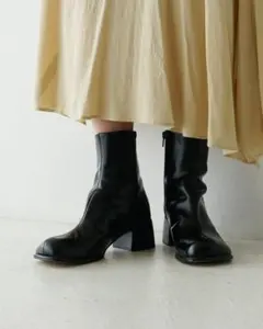ALM.アルム アデラADELA LEATHER BOOTS サイドジップブーツ