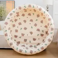 【新品未使用】くま柄ビニールプール　90cm