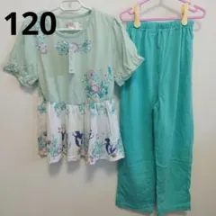 【120】DISNEY　ディズニー　アリエル　半袖　パジャマ