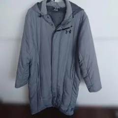 UNDER ARMOUR アンダーアーマー グレー ベンチコート LGサイズ