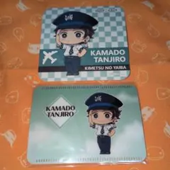 鬼滅の刃 成田アニメデッキ 特典 コースター パスケース 竈門炭治郎