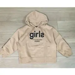 ❸バイラビット　裏起毛　ロゴプリント　パーカー