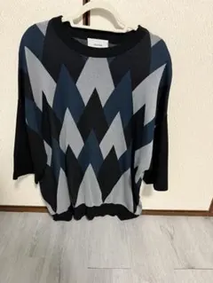 CONFIRM 7部丈ニット　Lサイズ