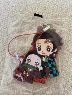 鬼滅の刃　炭治郎 禰豆子　ラバーストラップ