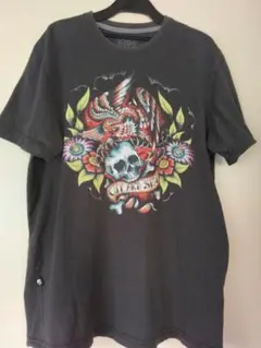 MARC ECKO Tシャツ 黒 Mサイズ スカル　ドクロ　CUT＆SEW