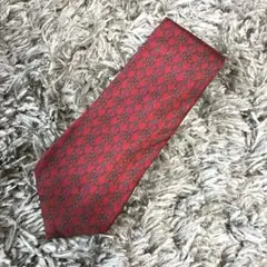 GUCCI グッチ　ネクタイ　メンズ　レッド　赤　スーツ