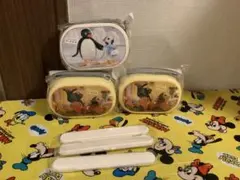 ピングー 子ども用弁当箱 3個セット　ランチボックス