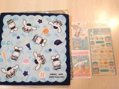 シナモロール☆おやつパーティーシールキーホルダーメモ タイトーくじまとめ売り