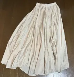 ベージュサーキュラースカート　エクリュのサムネイル