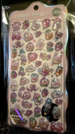国内正規品 ボンボンドロップシール 廃盤 オーロラ ももいろ