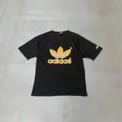 90s adidas トレフォイルロゴTシャツ フェードブラウン - メルカリ