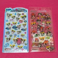 正規品 うるちゅるポップシール ドロップジェリーシール パワパフ シール