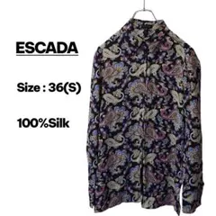 ESCADA エスカーダ シルクブラウス ペイズリー レディース 36 Sのサムネイル