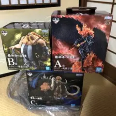 ワンピース　一番くじ　魂豪示像　キング　クイーン　ジャック　龍と袂を連ねし猛者達